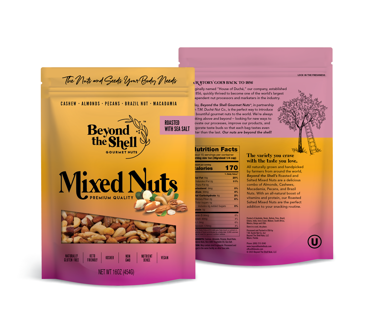 Nueces Mixtas Tostadas Con Sal Marina