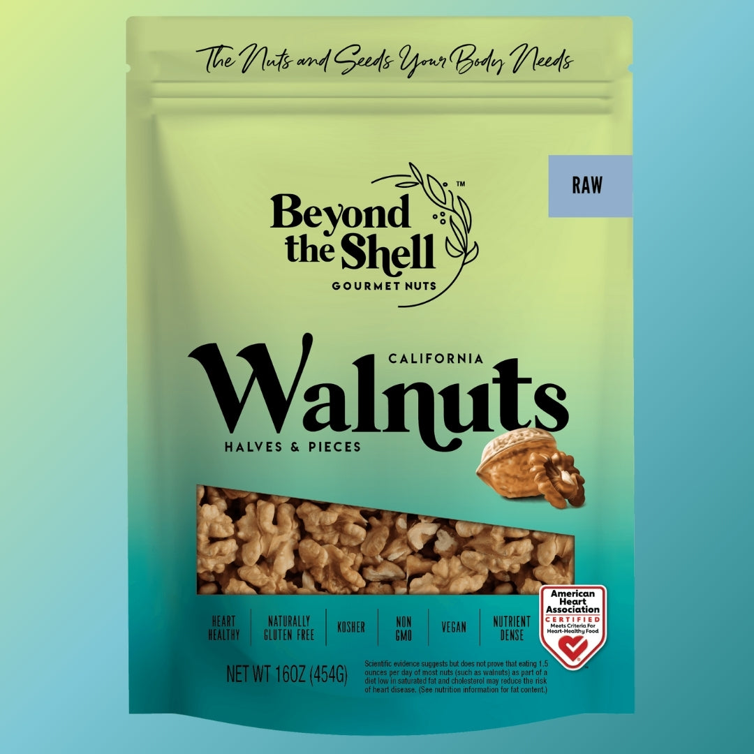 Walnuts - Raw Halves & Pieces (1lb)