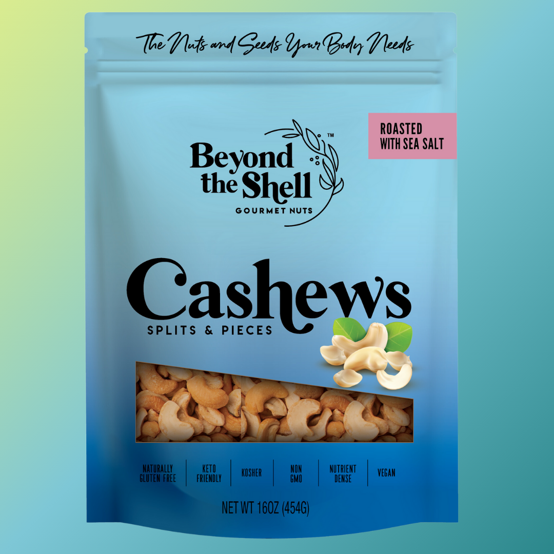 Cashews Splits & Pieces - Roasted & Salted (1lb)