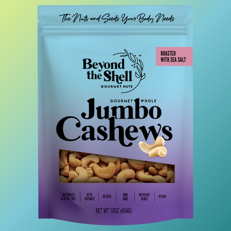 Cashews - Jumbo Roasted & Salted (1lb)