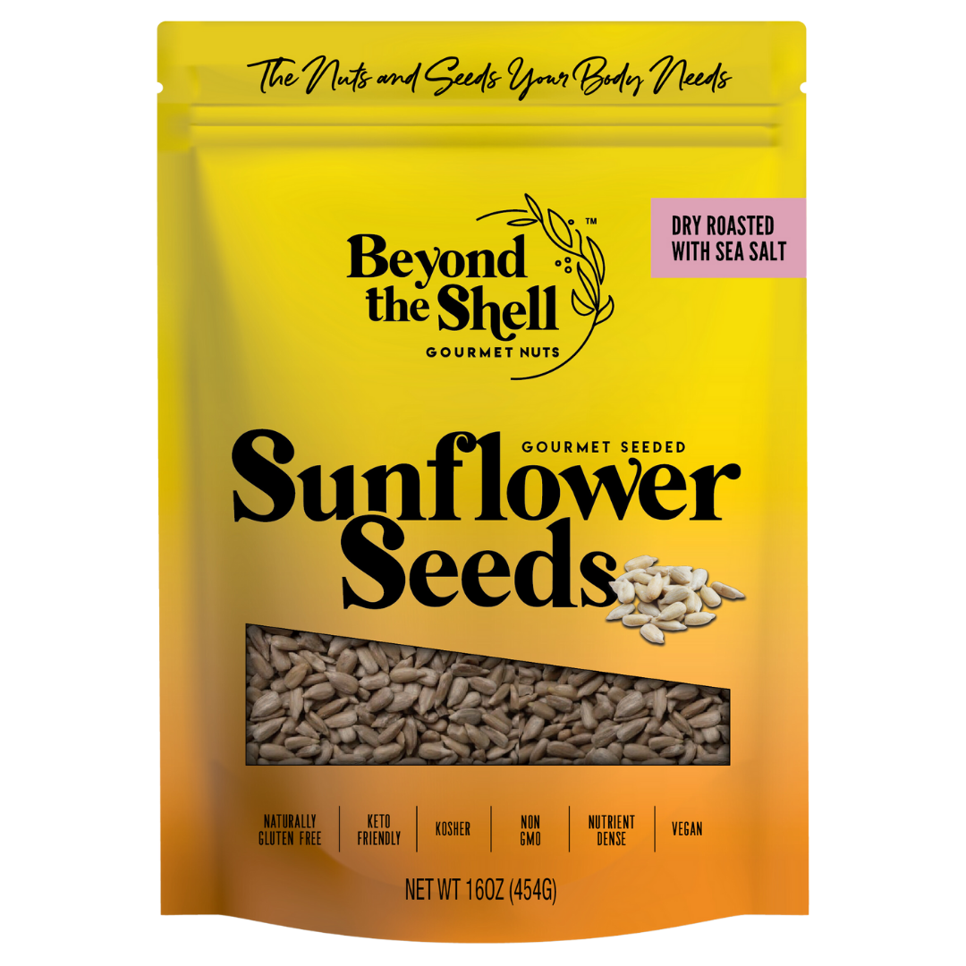 Sunflower Seeds (Shelled) - Dry Roasted & Salted (1lb)