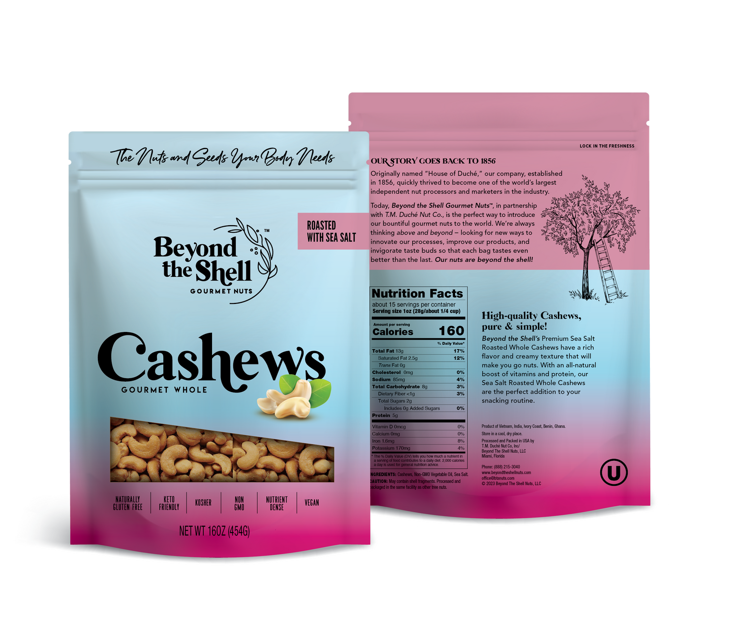 Cashews - Roasted & Salted (1lb)