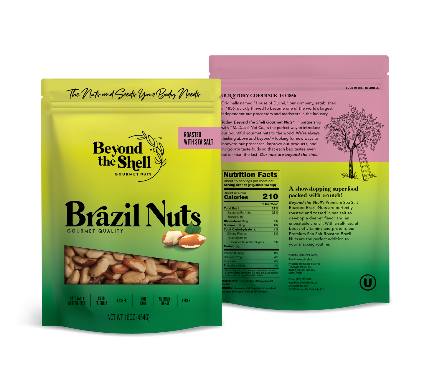 roasted & salted brazil nuts